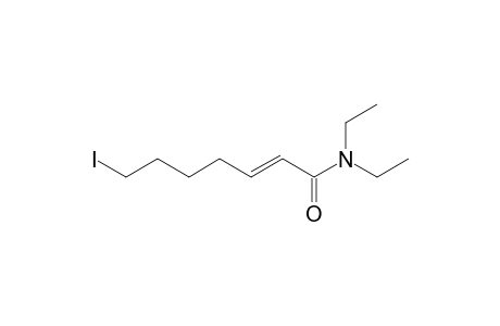 (E)-N,N-Diethyl 7-iodohept-2-enamide