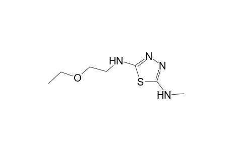 1,3,4-thiadiazole-2,5-diamine, N2-(2-ethoxyethyl)-N5-methyl-