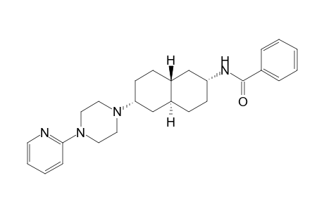N-[(2R,4aS,6R,8aR)-6-(4-pyridin-2-ylpiperazin-1-yl)-1,2,3,4,4a,5,6,7,8,8a-decahydronaphthalen-2-yl]benzamide