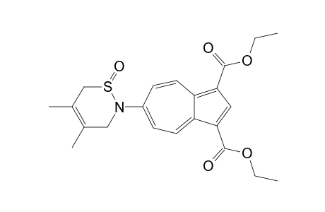 2-[1,3-Bis(ethoxycarbonyl)-6-azulenyl]-4,5-dimethyl-6H-2,3-dihydro-1,2-thiazine 1-oxide