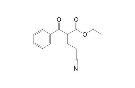 Ethyl 2-benzoyl-4-cyanobutanoate