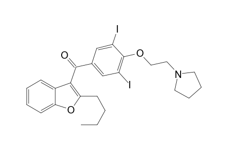 [4-(2-Butyl-benzofuran-3-yl)-[3,5-diiodophenyl-4-(2-pyrrolidin-1-yl-ethoxy)phenyl]-methanone.hydrochloride