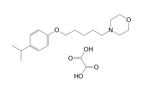 4-[5-(4-isopropylphenoxy)pentyl]morpholine oxalate