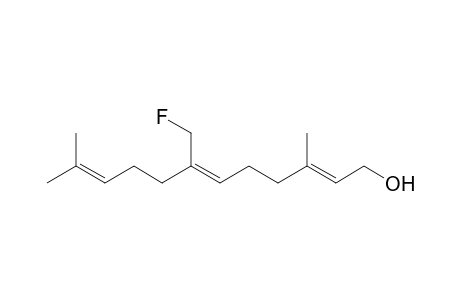 (2E,6Z)-7-(Fluoromethyl0-3,11-dimethyldodeca-2,6,10-trien-1-ol