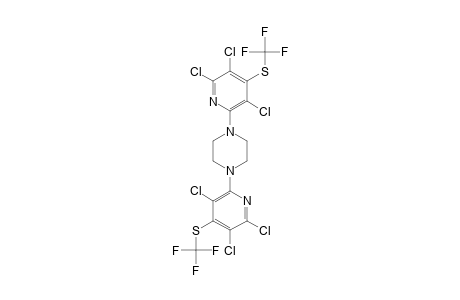 N,N'-BIS-(3,5,6-TRICHLORO-4-TRIFLUOROMETHYLTHIO-2-PYRIDYL)-PIPERAZINE