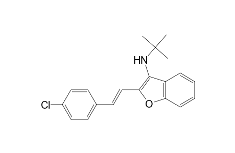 (E)-N-tert-Butyl-2-(4-chlorostyryl)benzofuran-3-amine
