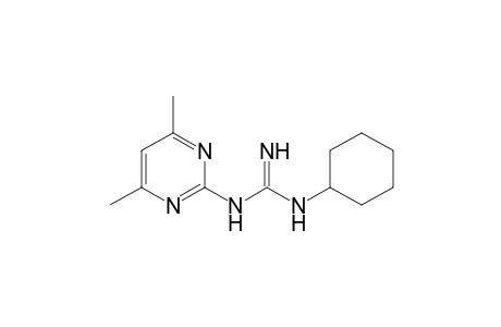 N-Cyclohexyl-N'-(4,6-dimethyl-2-pyrimidinyl)guanidine