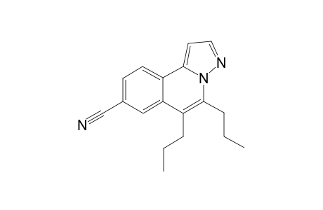 6-Cyano-3,4-di-n-propylpyrazolo[5,1-a]isoquinoline