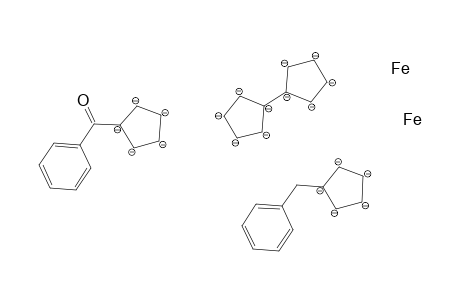 1,1''-Biferrocene, 1'-benzoyl-1'''-(phenylmethyl)-