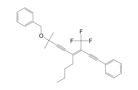 (Z)-7-BENZYLOXY-4-N-BUTYL-7-METHYL-1-PHENYL-3-TRIFLUOROMETHYL-3-OCTEN-1,5-DIYNE