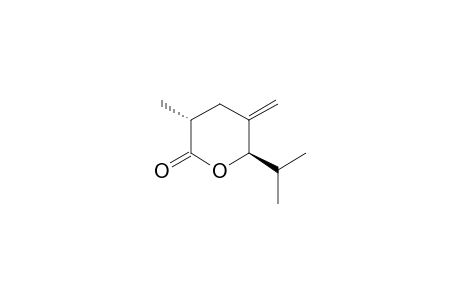 5-Metrhylene-trans-3-methyl-6-isopropyl-3,4,5,6-tetrahydropyran-2-one