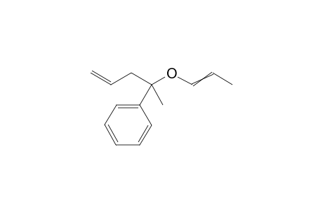 {1-Methyl-1-[prop-1-enyloxy]but-3-enyl}benzene