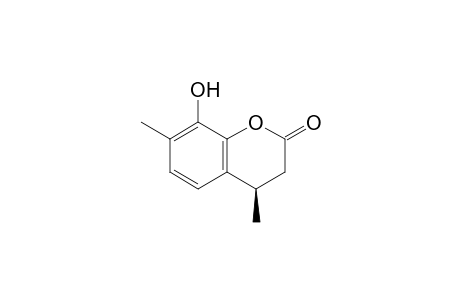 (R)-8-Hydroxy-4,7-dimethylchroman-2-one