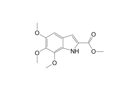 Methyl 4,5,6-trimethoxyphenyl-1H-indole-2-carboxylate
