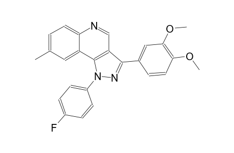 3-(3,4-dimethoxyphenyl)-1-(4-fluorophenyl)-8-methyl-1H-pyrazolo[4,3-c]quinoline