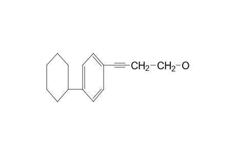 4-(p-cyclohexylphenyl)-3-butyn-1-ol