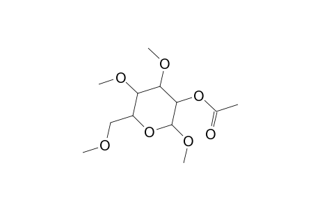 Methyl 2-O-acetyl-3,4,6-tri-O-methylhexopyranoside