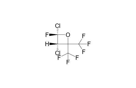 CIS-2,2-BIS(TRIFLUOROMETHYL)-3,4-DICHLORO-4-FLUOROOXETANE