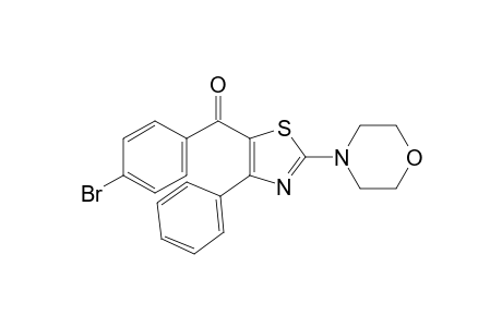 p-bromophenyl 2-morpholino-4-phenyl-5-thiazolyl ketone
