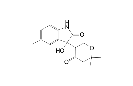 3-(6,6-dimethyl-4-oxotetrahydro-2H-pyran-3-yl)-3-hydroxy-5-methyl-1,3-dihydro-2H-indol-2-one