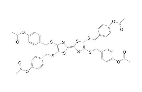 4,4',5,5'-tetrakis(p-acetoxybenzylsulfanyl)tetrathiafulvalene