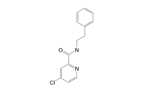4-CHLORO-N-PHENYLETHYL-PYRIDINE-2-CARBOXAMIDE