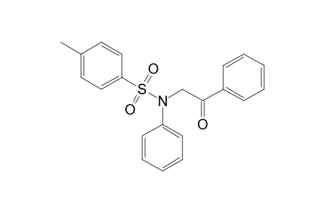 p-Toluenesulfonanilide, N-phenacyl-