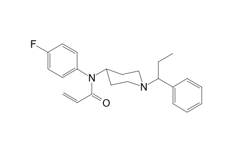 N-4-Fluorophenyl-N-[1-(1-phenylpropyl)piperidin-4-yl]prop-2-enamide