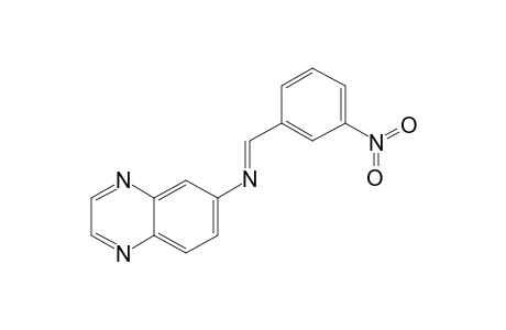 N-[(E)-(3-Nitrophenyl)methylidene]-6-quinoxalinamine