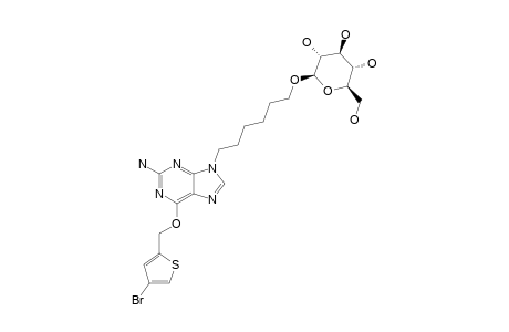 6-[O(6)-(4-BROMOTHENYL)-GUAN-9-YL]-HEXYL-BETA-D-GLUCOPYRANOSIDE