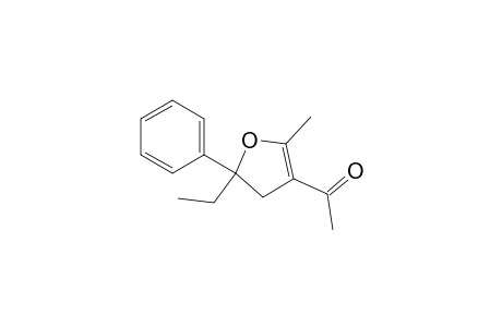 3-Acetyl-5-ethyl-2-methyl-5-phenyl-4,5-dihydrofuran