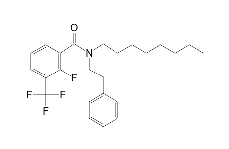 Benzamide, 2-fluoro-3-trifluoromethyl-N-(2-phenylethyl)-N-octyl-