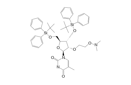 3',5'-O-BIS-(TERT.-BUTYLDIPHENYLSILYL)-2'-O-[2-[(N,N-DIMETHYLAMINO)-OXY]-ETHYL]-5-METHYL-URIDINE