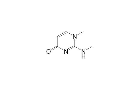 1-Methyl-2-(methylamino)-4-pyrimidinone
