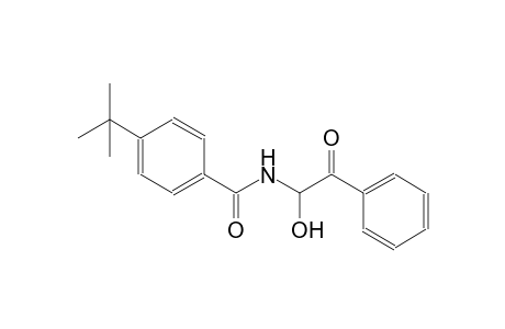 4-tert-butyl-N-(1-hydroxy-2-oxo-2-phenylethyl)benzamide