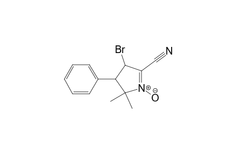 2H-Pyrrole-5-carbonitrile, 4-bromo-3,4-dihydro-2,2-dimethyl-3-phenyl-, 1-oxide