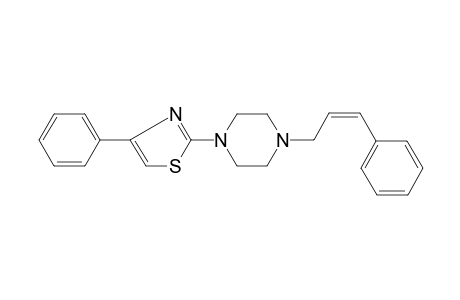 1-(3-Phenyl-allyl)-4-(4-phenyl-thiazol-2-yl)-piperazine