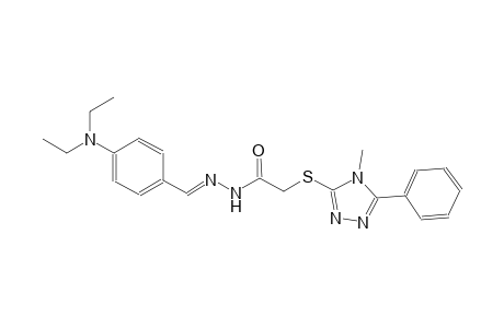 N'-{(E)-[4-(diethylamino)phenyl]methylidene}-2-[(4-methyl-5-phenyl-4H-1,2,4-triazol-3-yl)sulfanyl]acetohydrazide