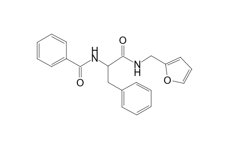 Propanamide, 2-benzoylamino-3-phenyl-N-(2-furfuryl)-