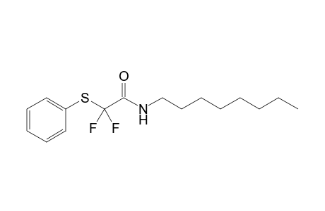 2,2-bis(fluoranyl)-N-octyl-2-phenylsulfanyl-ethanamide