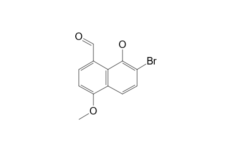 7-bromo-8-hydroxy-4-methoxynaphthalene-1-carbaldehyde