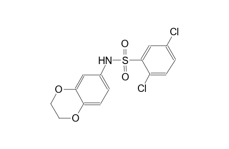 2,5-dichloro-N-(2,3-dihydro-1,4-benzodioxin-6-yl)benzenesulfonamide