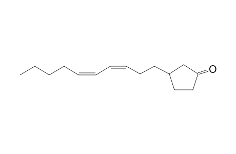 Cyclopentanone, 3-[3,5-decadienyl]-, (Z,Z)-