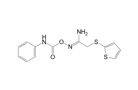 O-(phenylcarbamoyl)-2-[(2-thienyl)thio]acetamidoxime