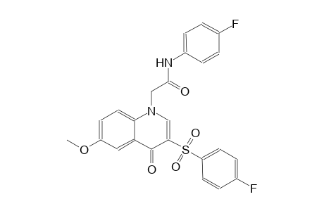 1-quinolineacetamide, N-(4-fluorophenyl)-3-[(4-fluorophenyl)sulfonyl]-1,4-dihydro-6-methoxy-4-oxo-
