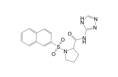 2-pyrrolidinecarboxamide, 1-(2-naphthalenylsulfonyl)-N-(4H-1,2,4-triazol-3-yl)-