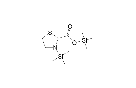 Thiazolidine-2-carboxylic acid, di-TMS