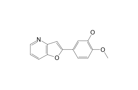 2-(3-HYDROXY-4-METHOXYPHENYL)-FURO-[3,2-B]-PYRIDINE