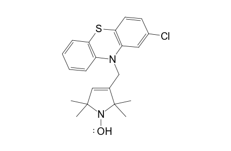 3-(2-Chloro-phenothiazin-10-ylmethyl)-2,2,5,5-tetramethyl-2,5-dihydro-pyrrol-1-oxide
