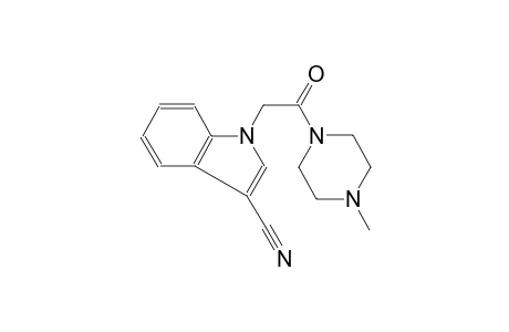 1H-indole-3-carbonitrile, 1-[2-(4-methyl-1-piperazinyl)-2-oxoethyl]-